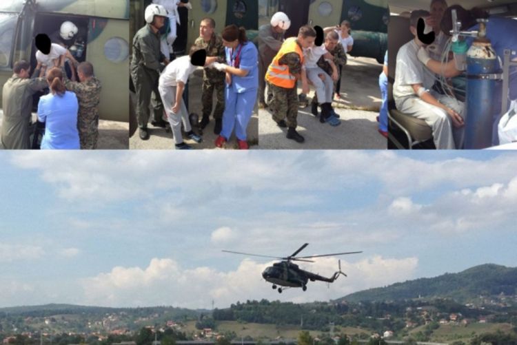 Iz Bihaća helikopterom hitno prevezen oboljeli dječak