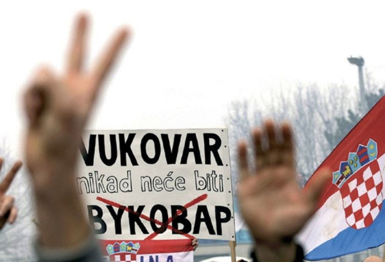 Protestna šetnja u Vukovaru zbog ćirilice