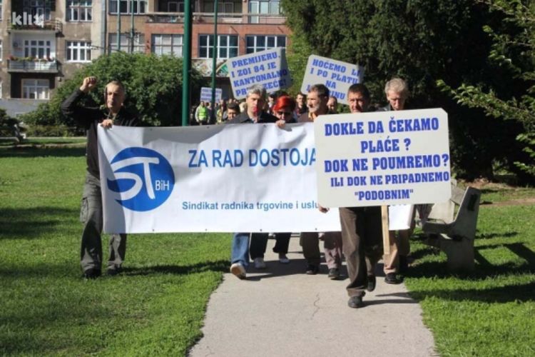 Radnici KJP ZOI´84 započeli protest