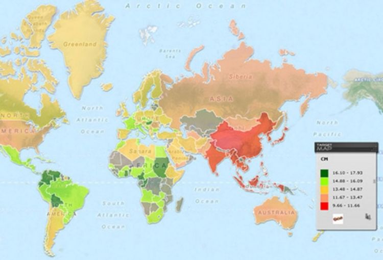 Svjetska mapa penisa: Najobdareniji u Ekvadoru, najuskraćeniji u Kini