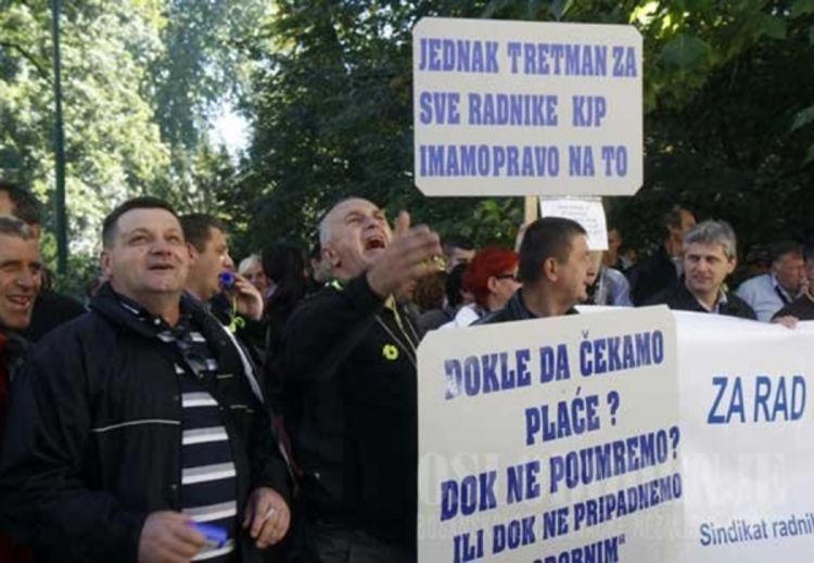 Nastavljeni protesti radnika KJP ZOI 84