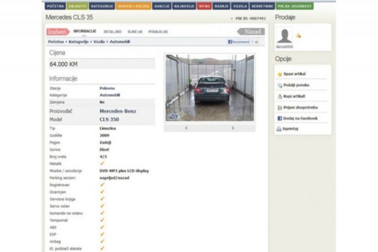 Ovo je mercedes ubica Zašto se krije ime vozača koji je u luksuznom autu usmrtio staricu