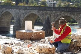 Turci višegradskoj ćupriji vratili temelje i stubove