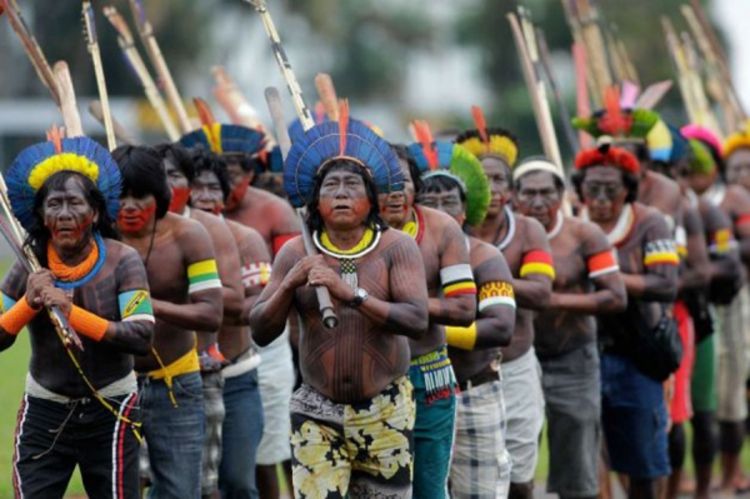 Indijanci protestovali u Brazilu