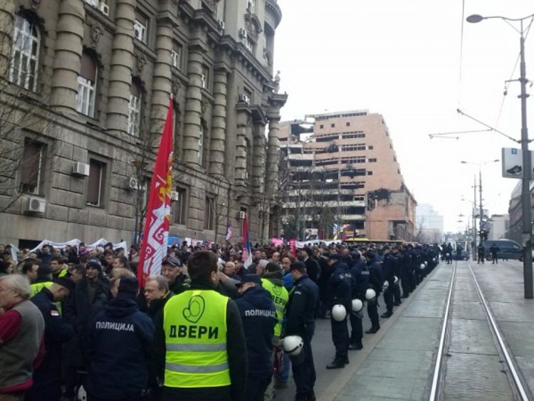 Pretresene prostorije pokreta Dveri