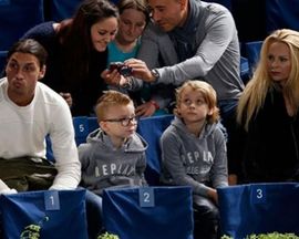 Zlatan Ibrahimović bodrio Novaka, posije meča odigrali poen