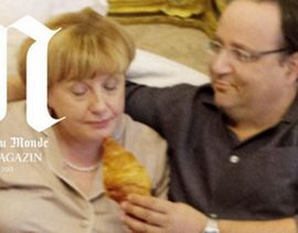 Oland i Merkel - doručak u krevetu