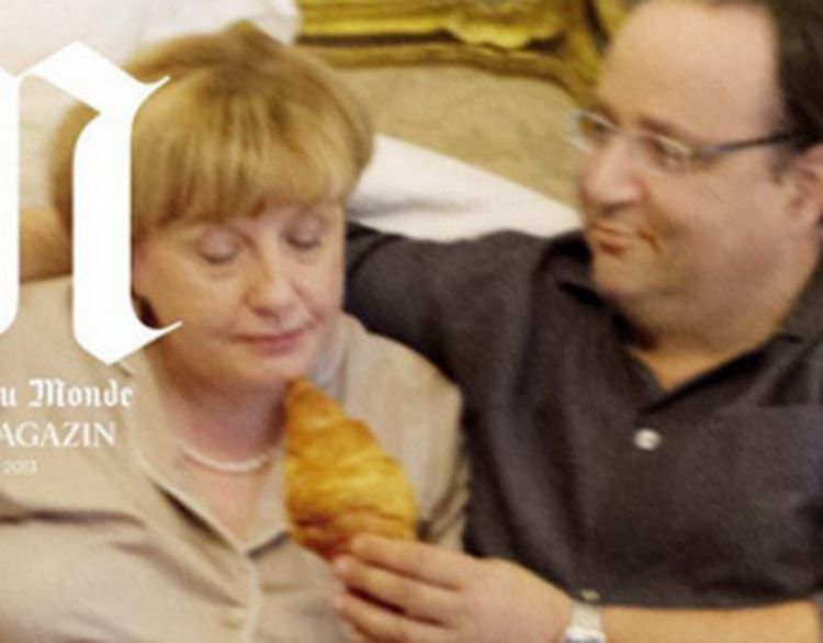 Oland i Merkel - doručak u krevetu