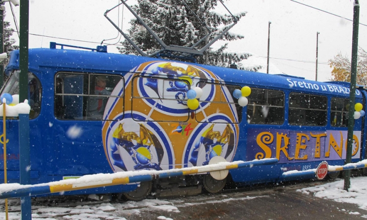 Tramvaj posvećen reprezentaciji BiH pušten u saobraćaj
