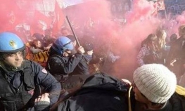 Demonstracije u Rimu, Veneciji i Torinu