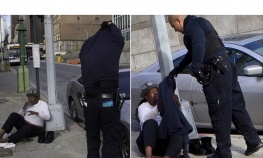 Policajac poklonio beskućniku džemper