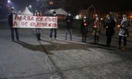 Zeničani minutom ćutanja odali počast "preminulom čistom vazduhu"