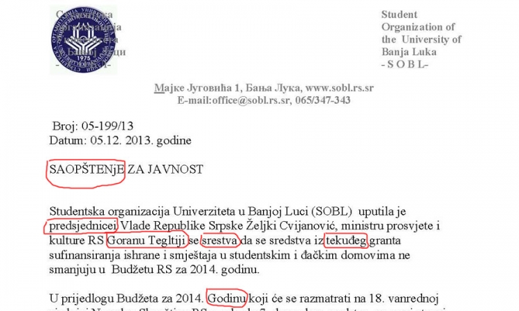Lider studenata ne zna ko je resorni ministar