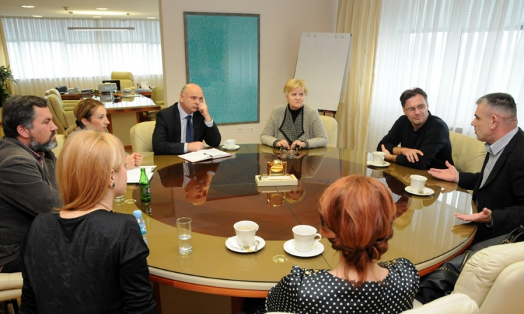 Ministar Mutabdžija ugostio ansambl "Četrnaeste": Kultura promoviše  vrijednosti zemlje