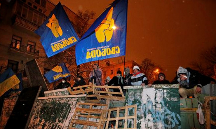 Burna noć na ulicama Kijeva