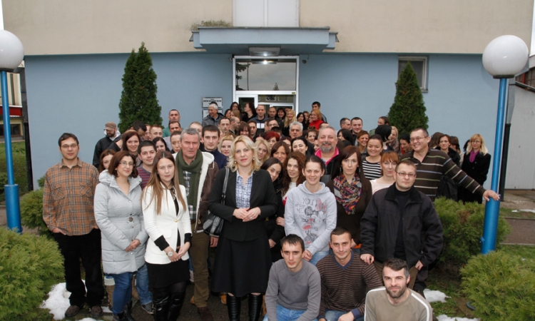 Cvijanovićeva posjetila "Glas" i "Nezavisne"