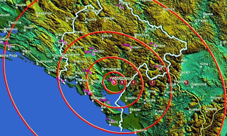 Zemljotres u Podgorici
