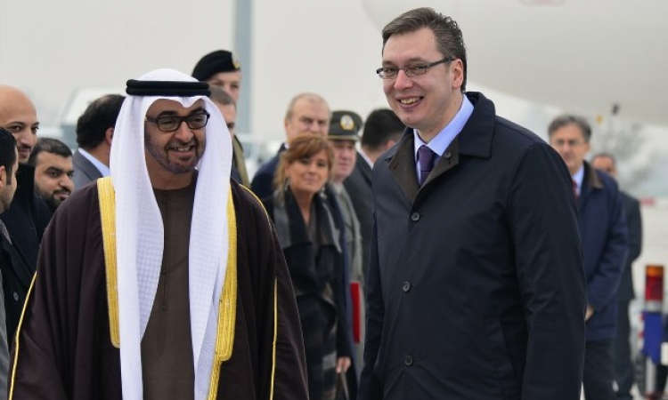 Vučić dočekao šeika Muhameda