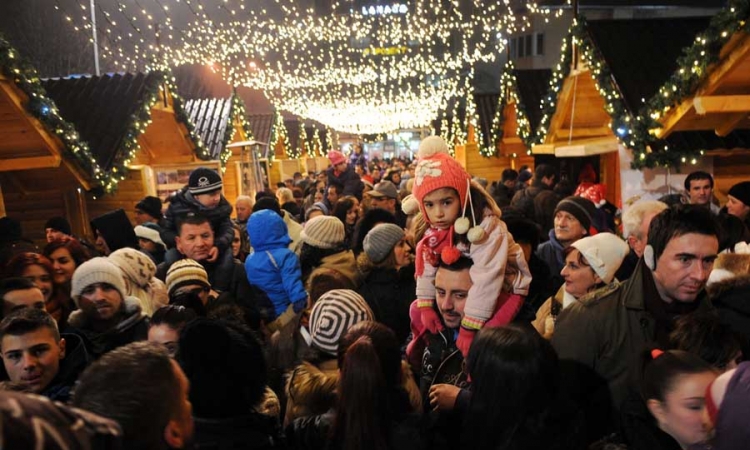 Praznična bajka u centru Banjaluke