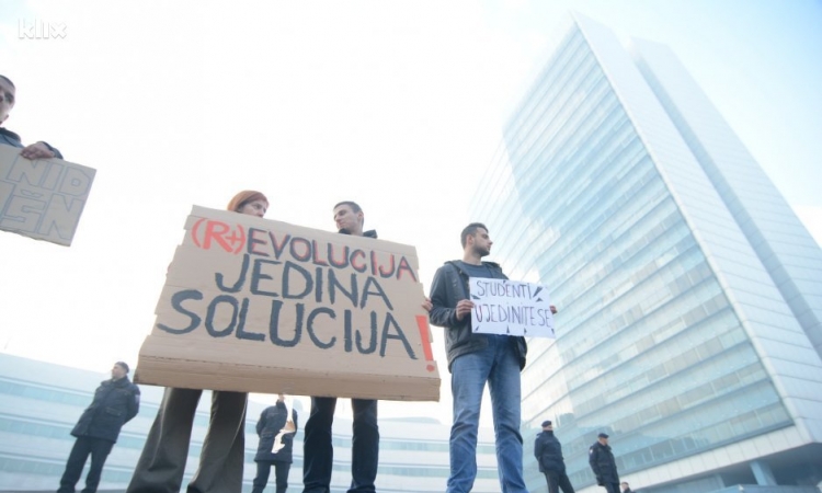(R)evolucija u BiH: Studenti poručili političarima da počnu da rade