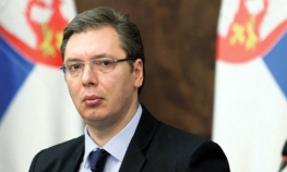 Vučić i Vulin na liturgiji u Gračanici