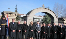 Položeni vijenci na spomenik borcima NOR-a