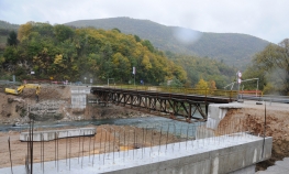 Novi most u Karanovcu krajem marta