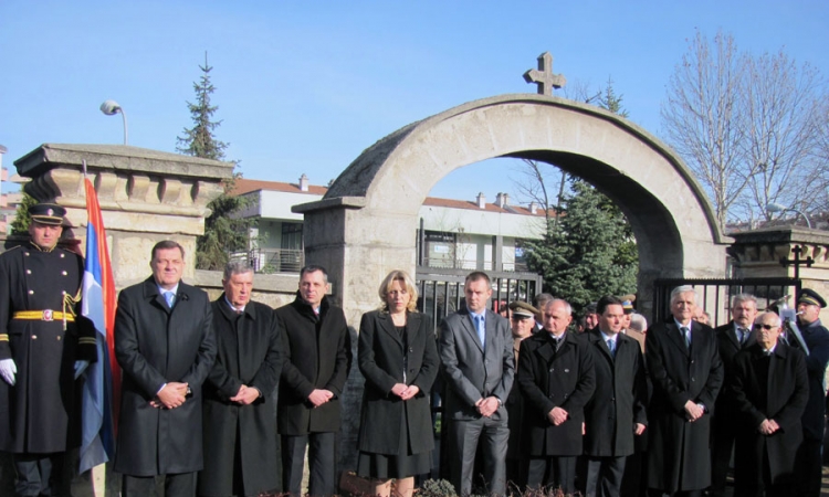 Položeni vijenci na spomenik borcima NOR-a