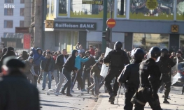 Težište protesta u Sarajevu ispred zgrade Predsjedništva BiH