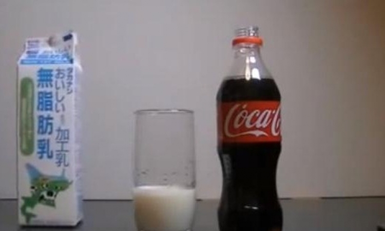 Kada pomiješate Coca Colu i mlijeko