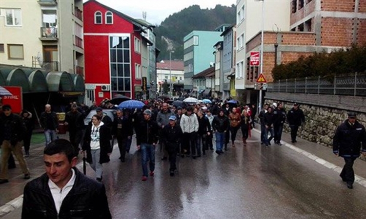 U Konjicu održani protesti - tražili ostavku načelnika Bubala