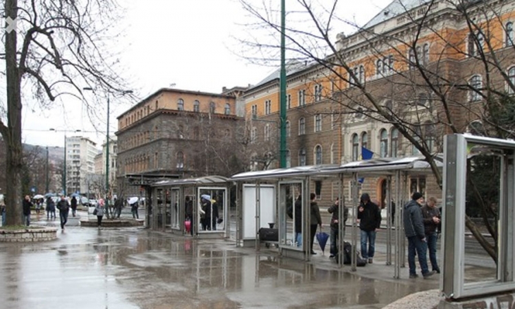 Blokiran saobraćaj ispred Predsjedništva BiH