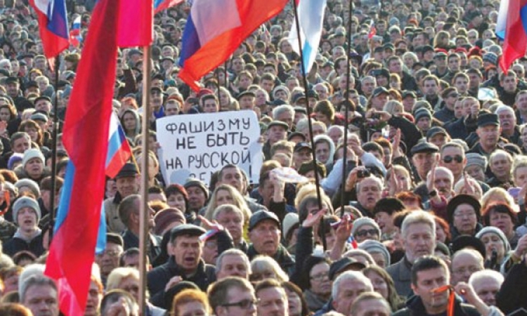 U Sevastopolju miting protiv preokreta u Kijevu