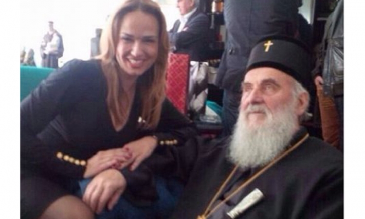 Marijana Mateus se slikala s patrijarhom u miniću