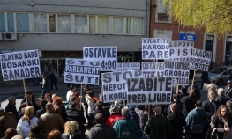 Protest udruženja korisnika kredita "Švicarac"