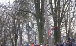 Nezadovoljni borci u parku "Mladen Stojanović"