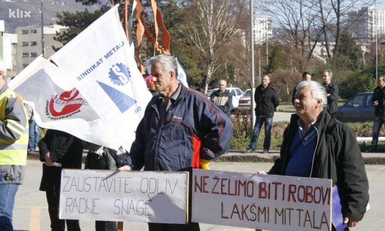 Održan prvi protestni skup radnika Arselor Mitala
