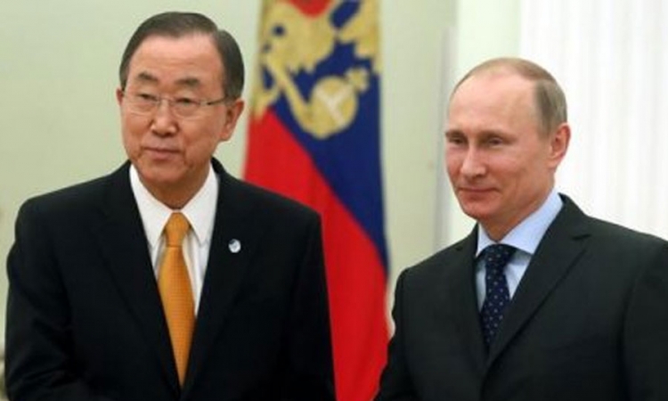 Ban Ki Mun se sastao sa Putinom u Moskvi