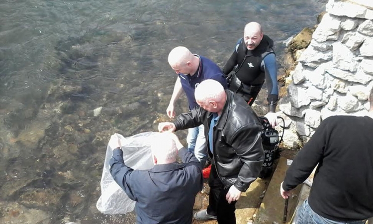 U Vrbas pušteno 50.000 komada mlađi potočne pastrmke