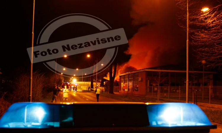 Veliki požar u Banjaluci, gorio objekat u "Vrbasu"