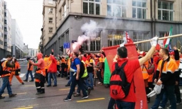 Sukobi demonstranata i policije u Briselu