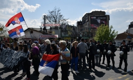 Protest u znak podrške portparolu