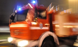 Zapalio se automobil na autoputu Banjaluka-Gradiška