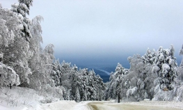 Snježne padavine u regionu Urala