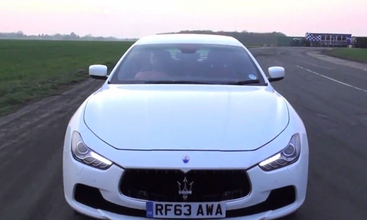 Maserati Ghibli pao na jednom od prvih testova