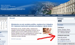 Internet stranica Vlade KS: Zeljković još uvijek premijer