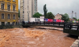 Zabranjen prelazak preko mosta Drvenija u Sarajevu