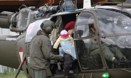 Helikopteri evakuisali bolesnike u ZDK