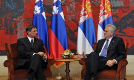 Pahor započeo posetu Srbiji