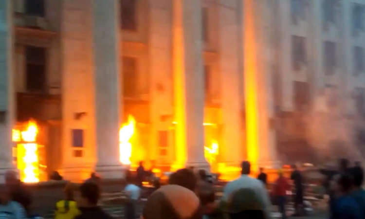 Odesa u plamenu, desetine mrtvih